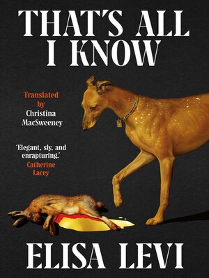 cover image of That's All I Know